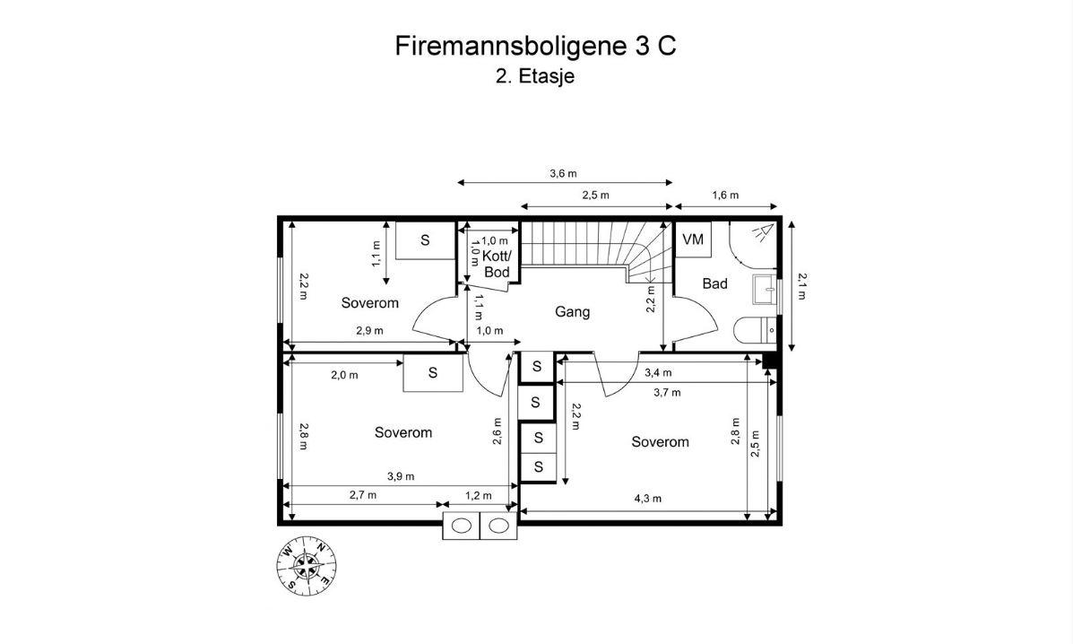 Plantegning 2. etasje 